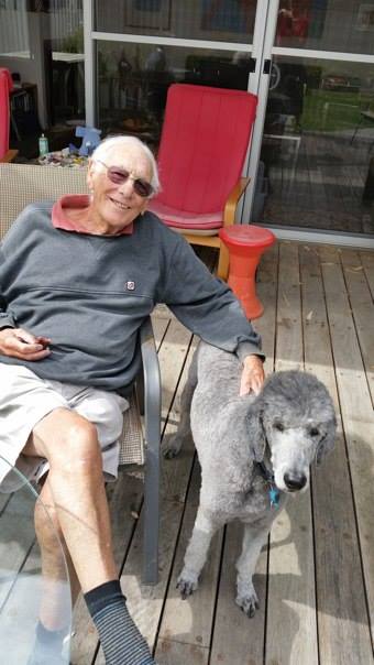 Angus with Bella