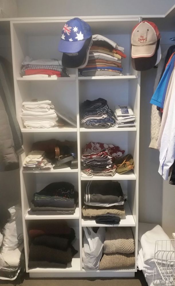 Angus's closet