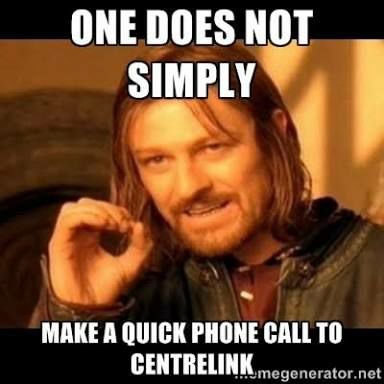 Boromir on Centrelink