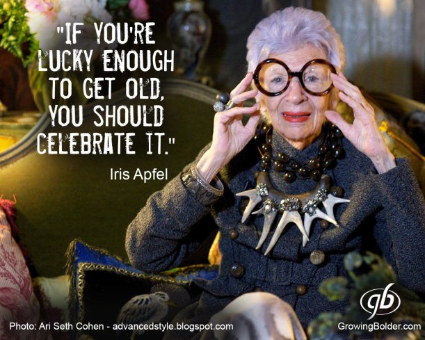 if you're lucky enough to get old